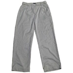 J. Crew Tencel Pants Women's Size 4 Khaki Pleated Front